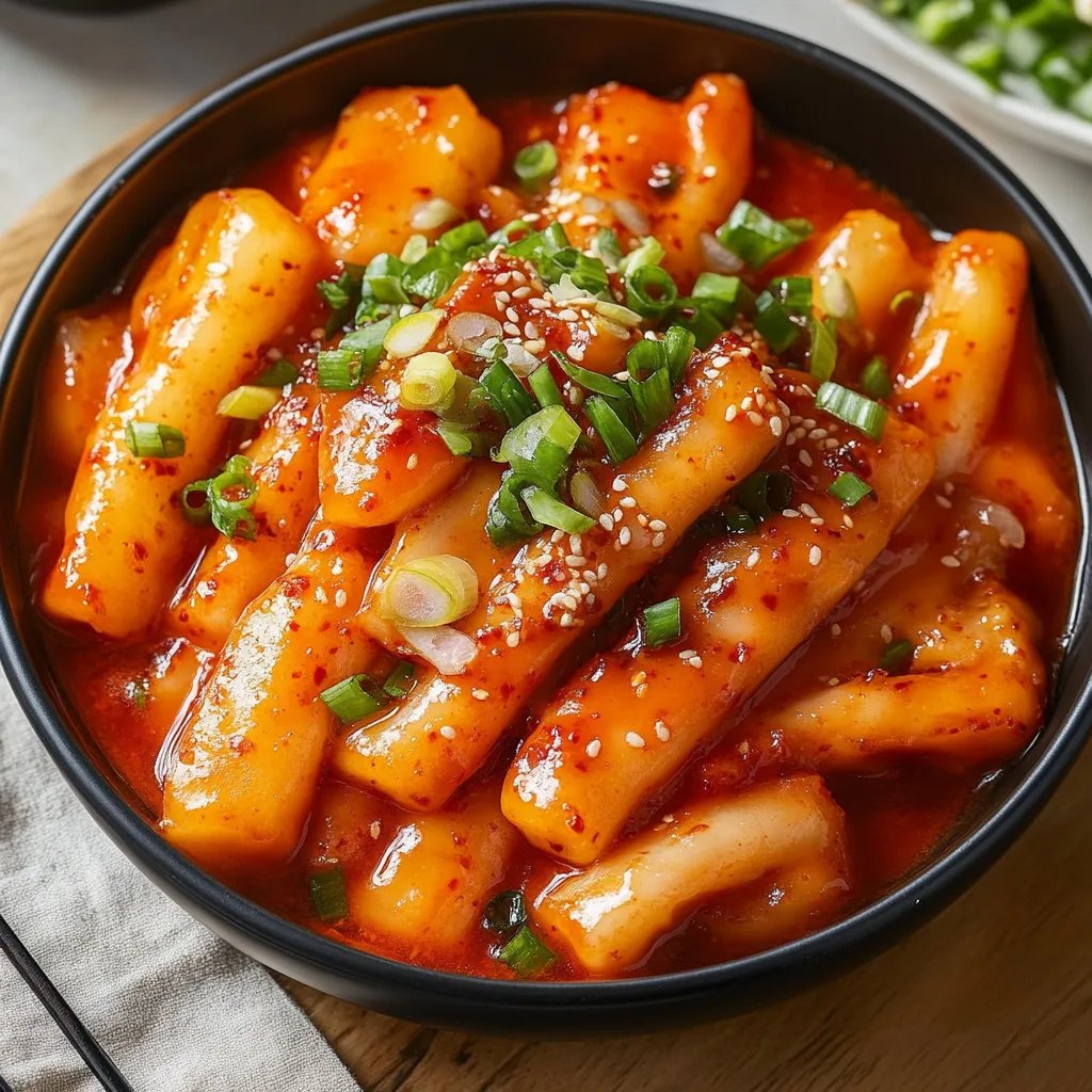 Easy Tteokbokki (Spicy Korean Rice Cakes)