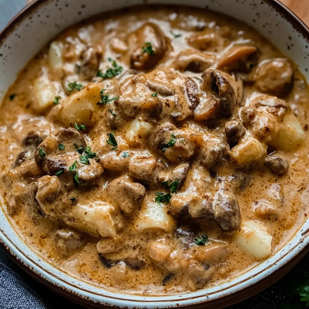Mushroom Stroganoff