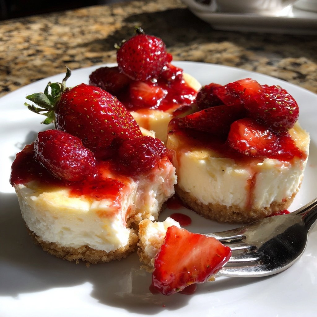 Valentines Treats Mini Cheesecakes