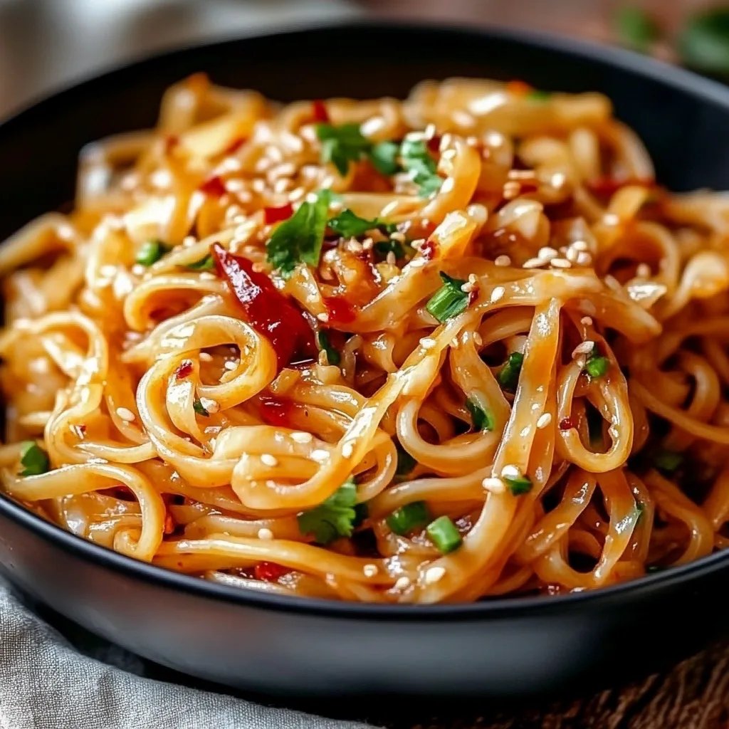 Spicy Garlic Chilli Noodles