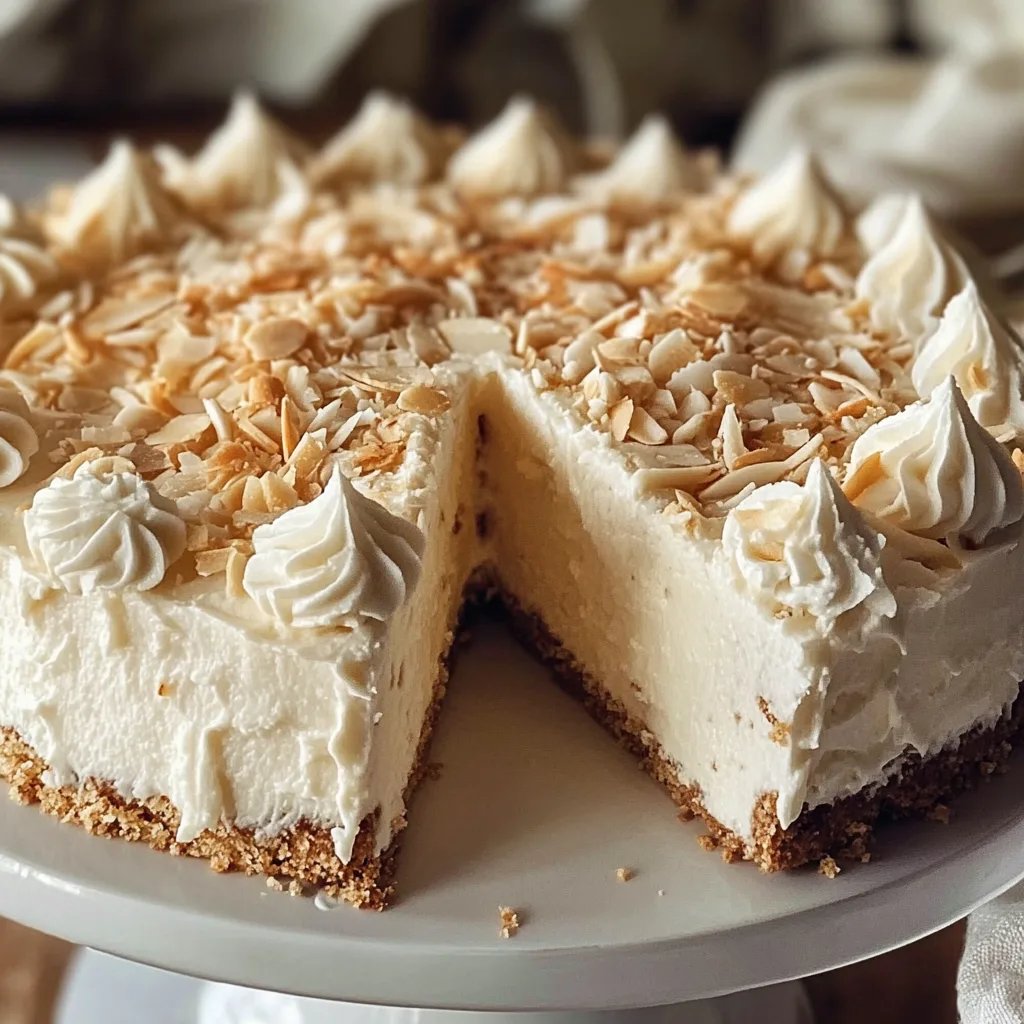 White Chocolate, Creamy Coconut & Almond Cake