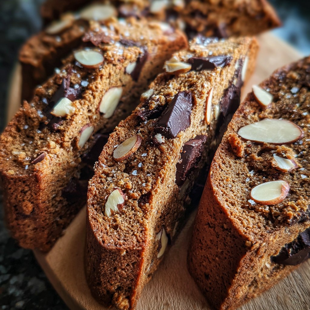 Chocolate Almond Biscotti