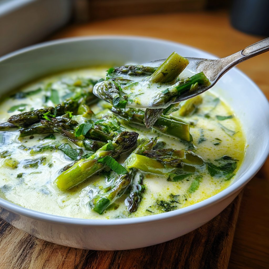 Spring Soup With Asparagus