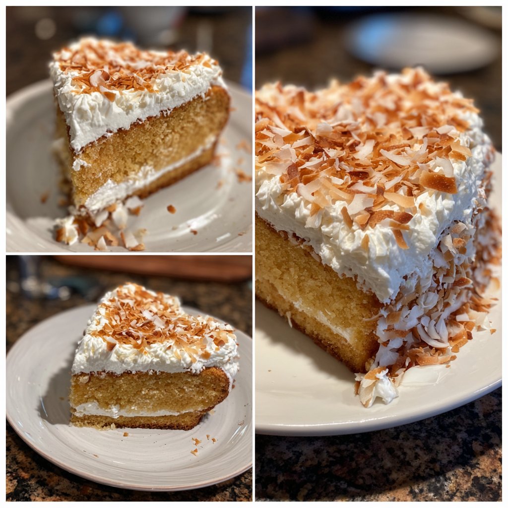 Mini Heart Cake with Coconut Cream