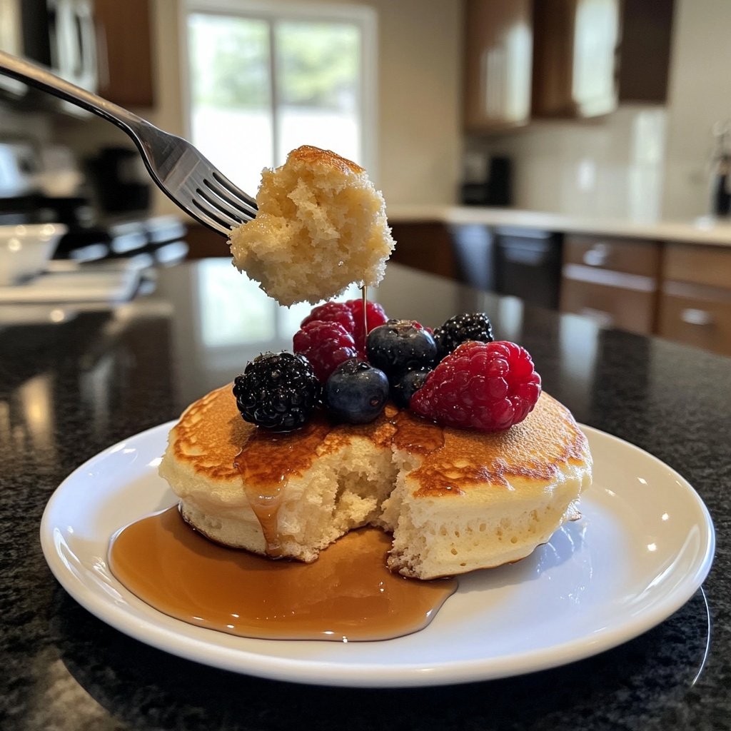 Fluffy Japanese Soufflé Pancakes