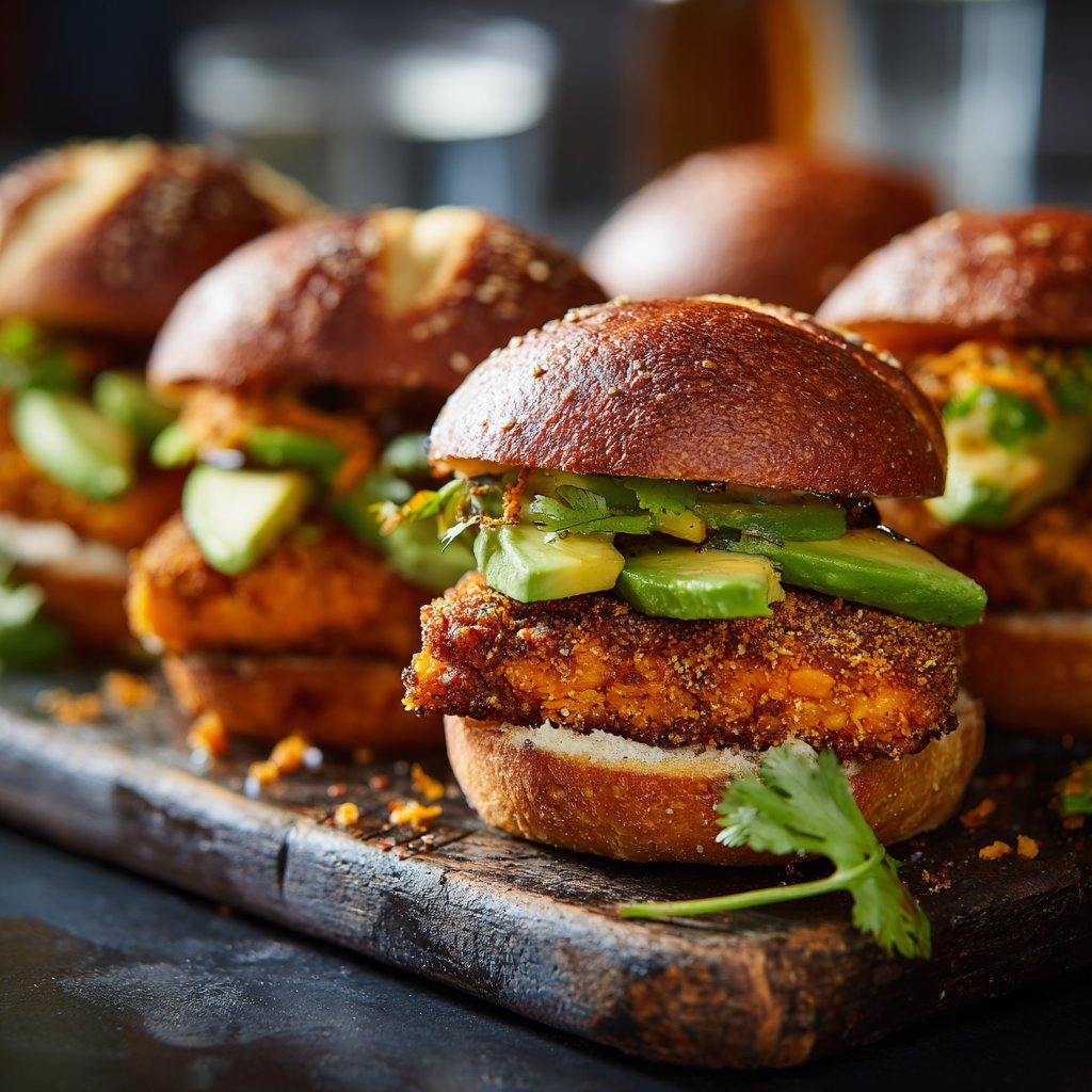 Sliders with Sweet Potato Patties