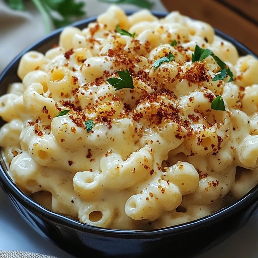 Creamy Deviled Egg Macaroni Salad
