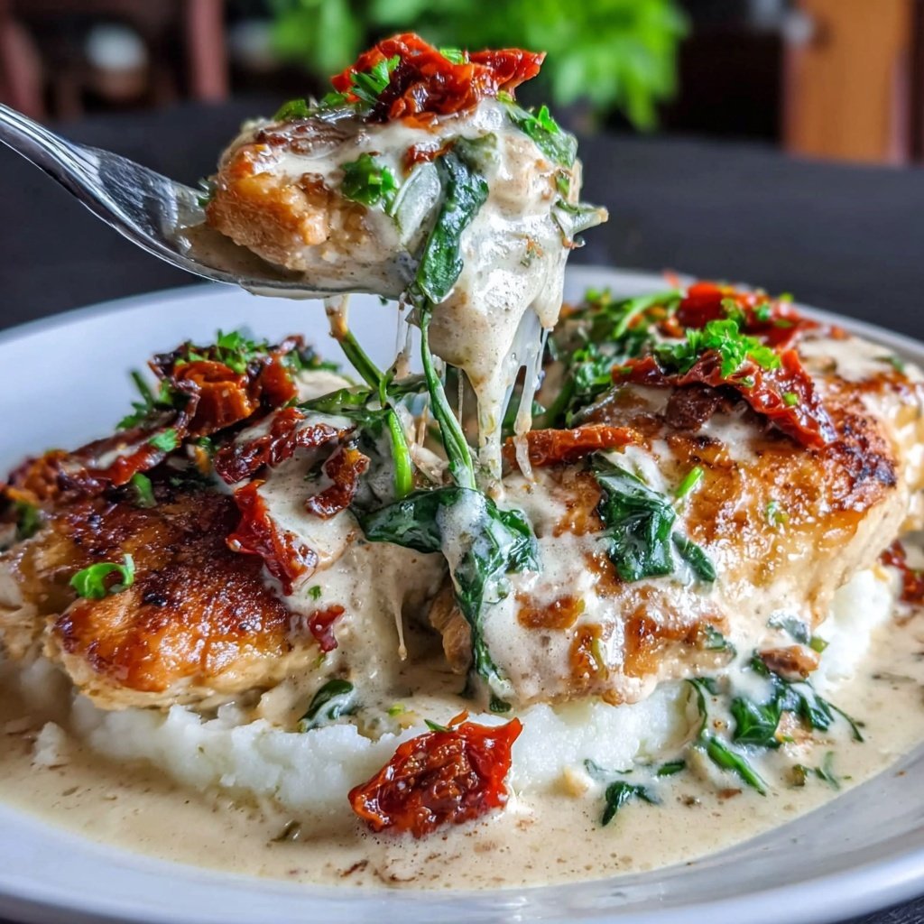 Food Recipes Creamy Tuscan Chicken