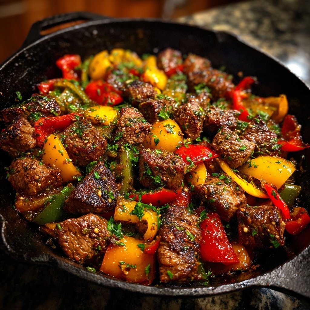 High Protein Beef Skillet Dinner