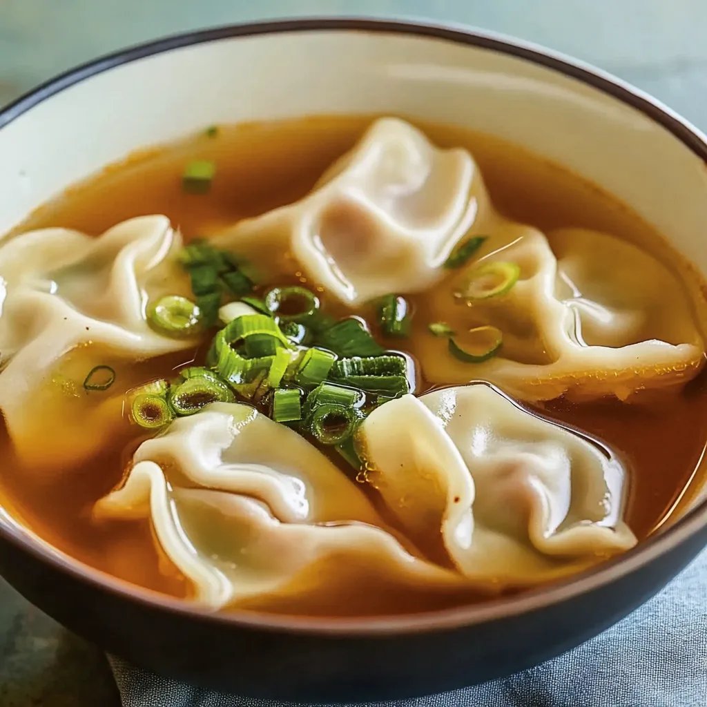 Easy Wonton Soup Recipe