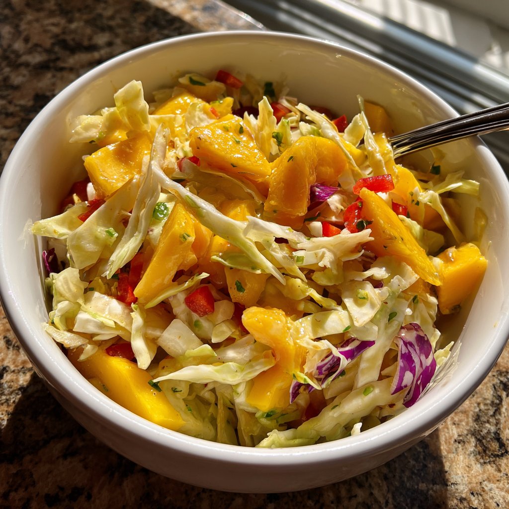 Jamaican Mango Slaw