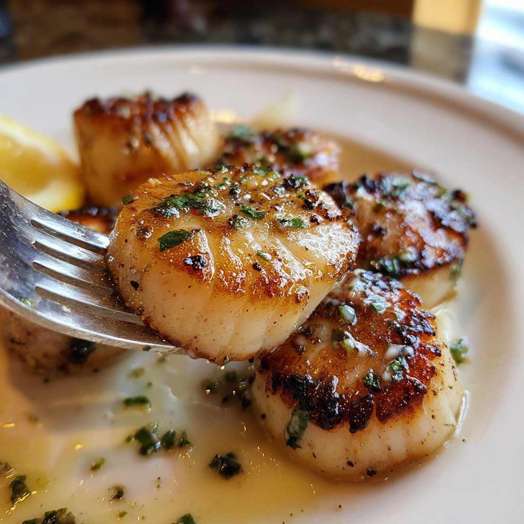 Romantic Seared Scallops