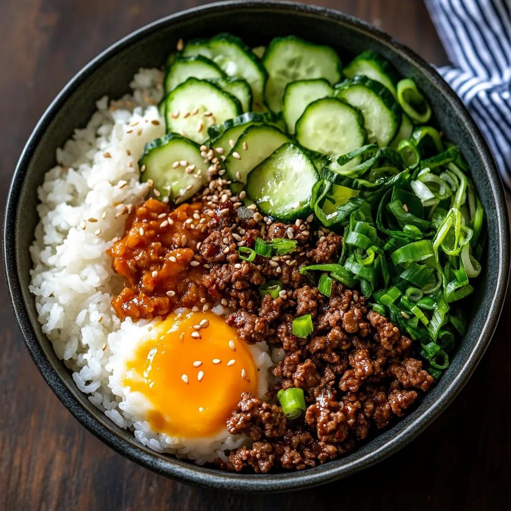 Quick & Easy Korean Ground Beef Bowl – Better Than Takeout!
