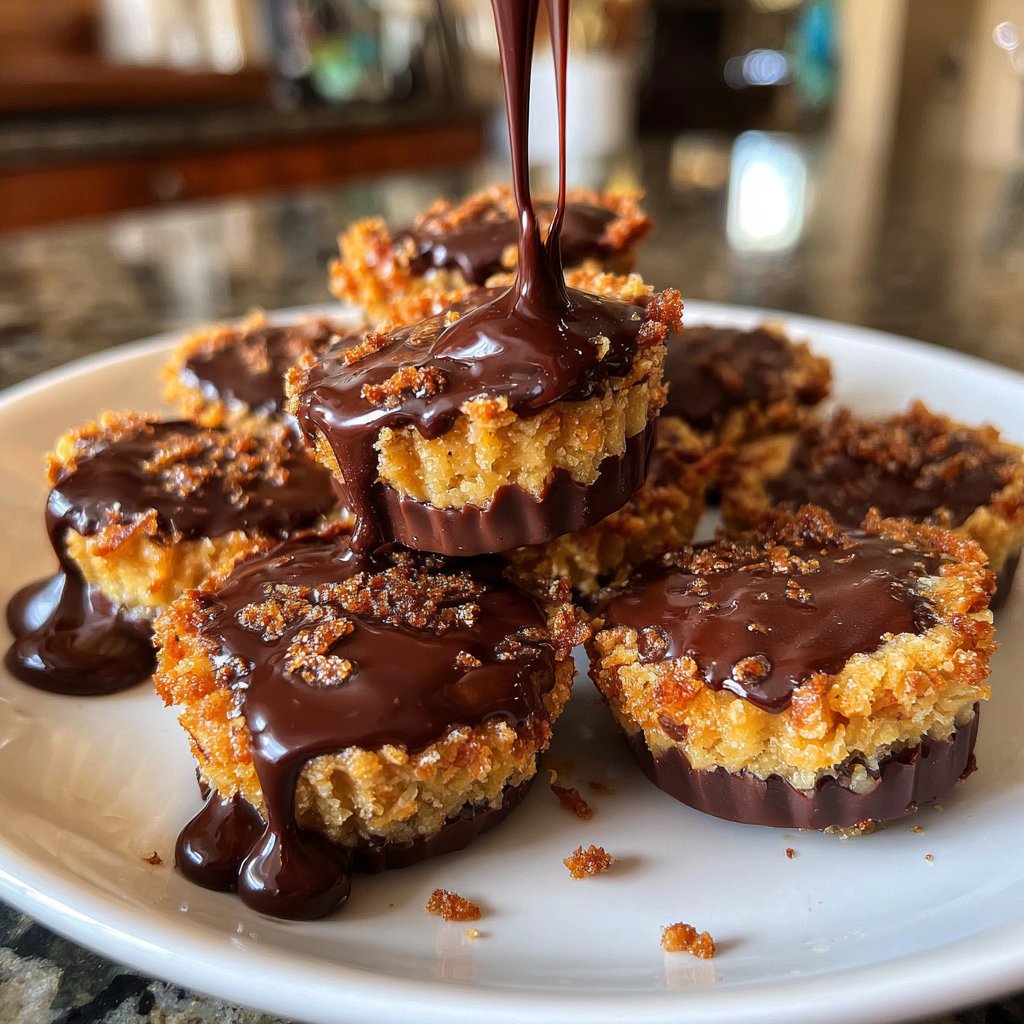 Homemade Reese’s Cups Crunchy