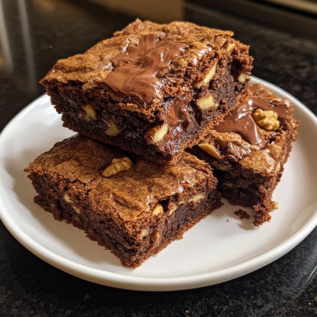 The Best Fudgy Chewy Brookies