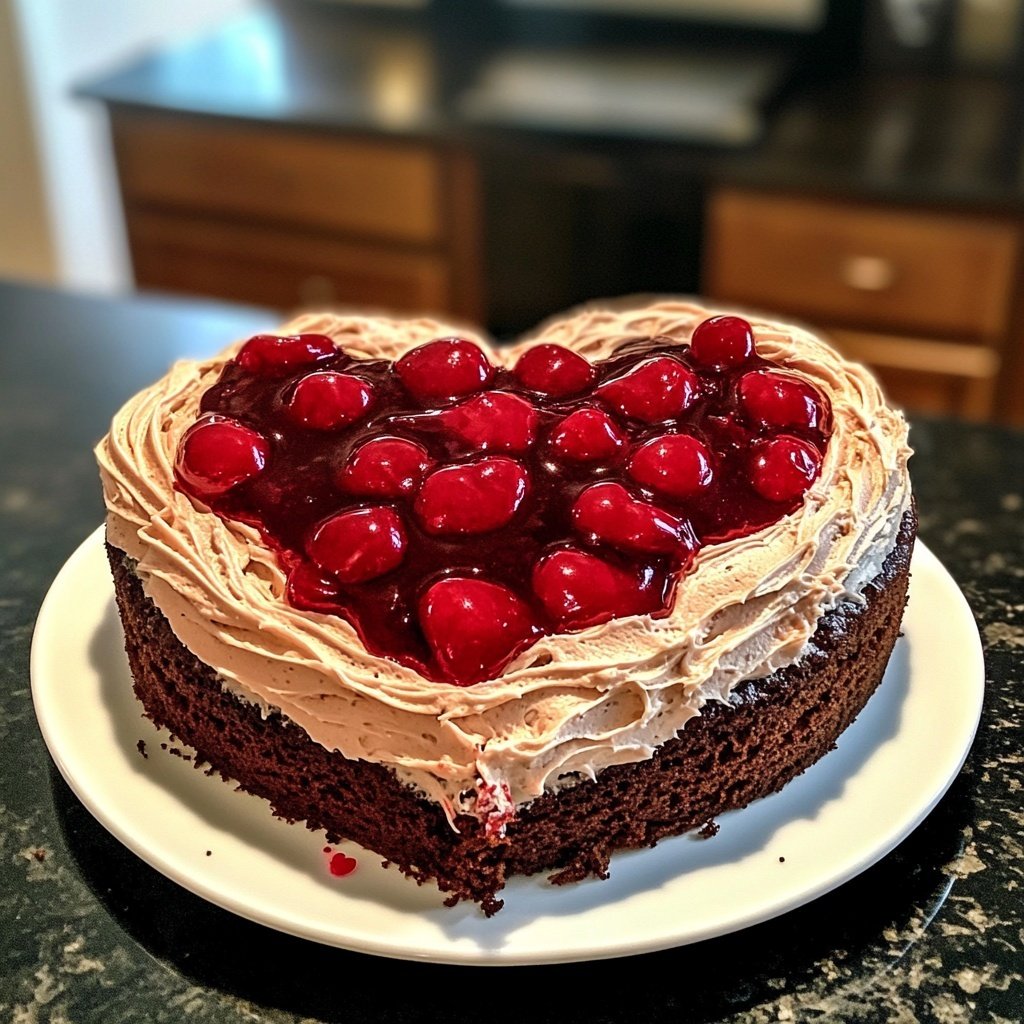 Valentines Heart Cake