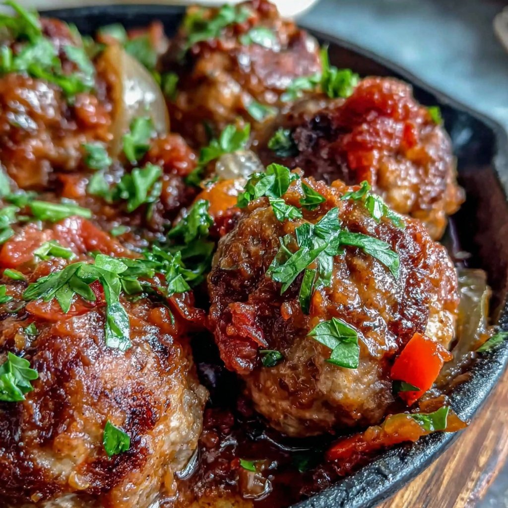 Ground Turkey Meatball Skillet