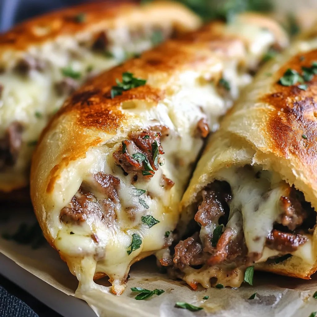Keto Philly Cheesesteak Rolls