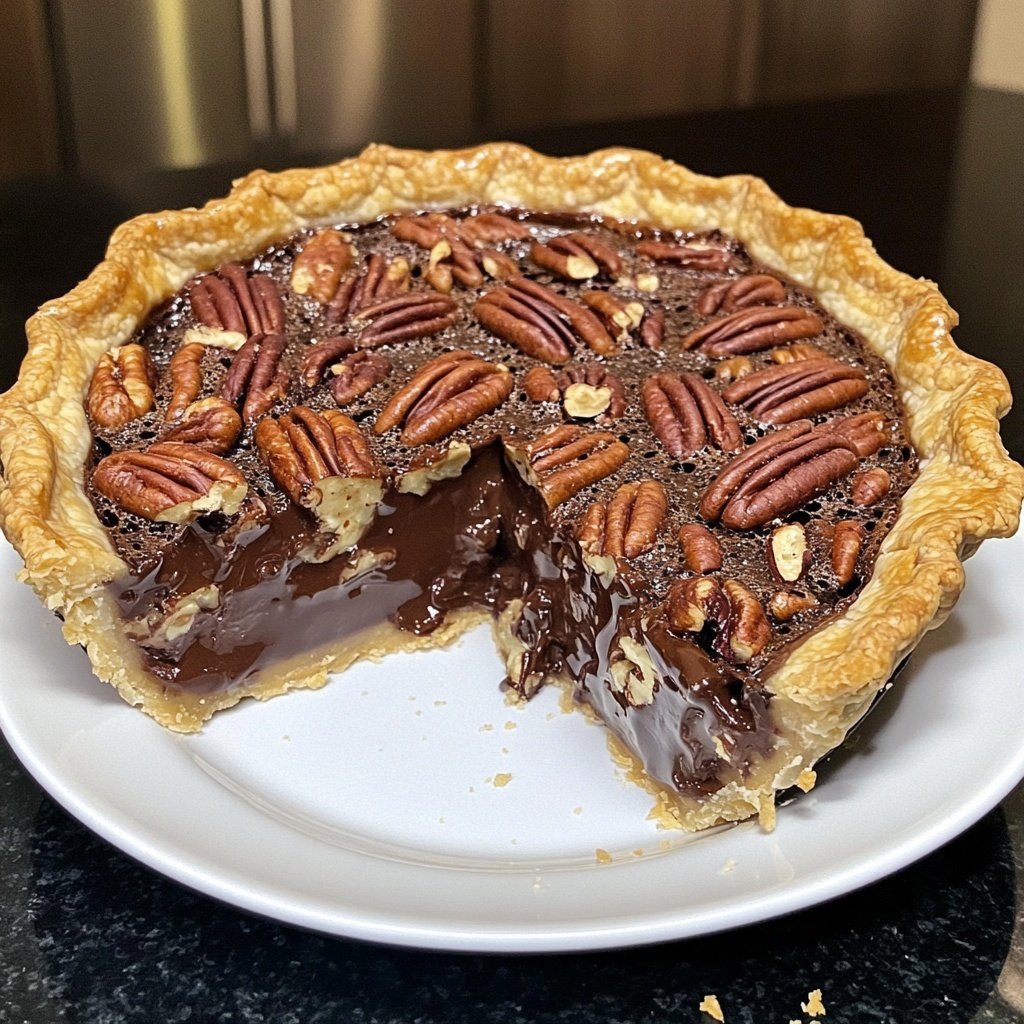 Rich & Decadent Texas Chocolate Pecan Pie (Homemade!)