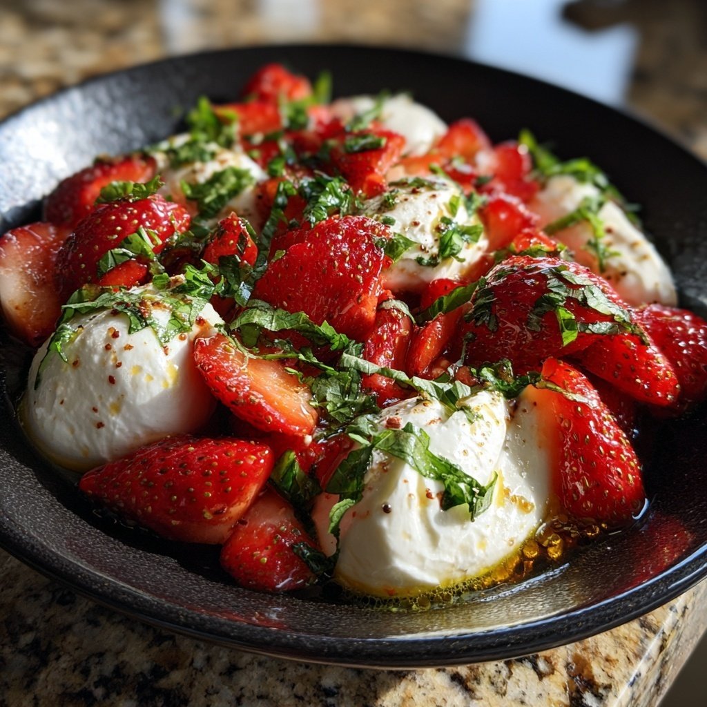 Strawberry Burrata Salad