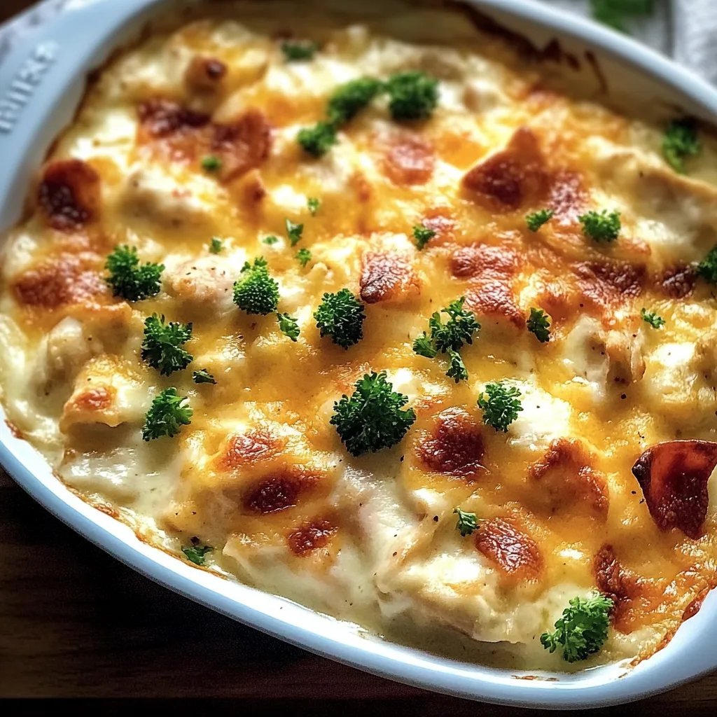 Creamy Low Carb Chicken Casserole