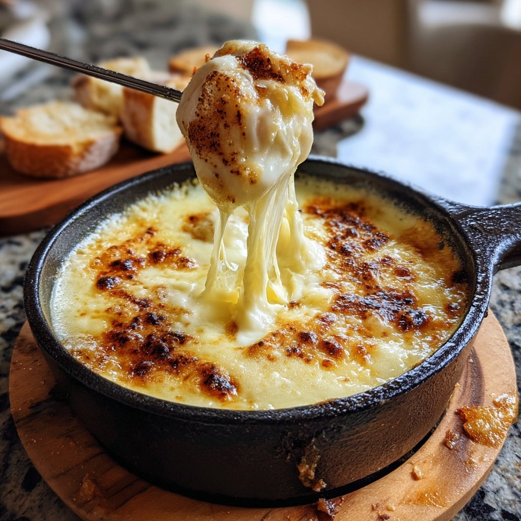 Fondue with Alpine Cheese Blend