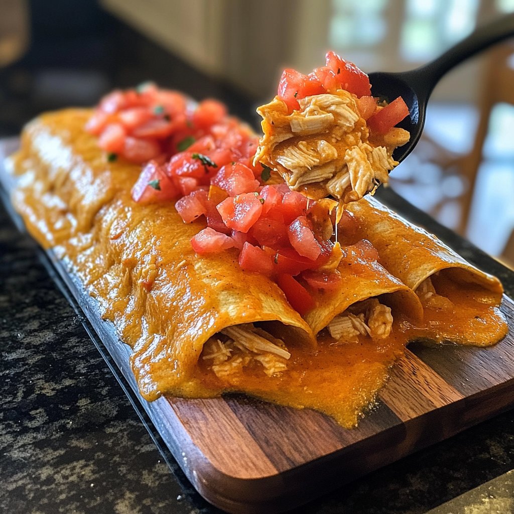 Family-Favorite Crockpot Chicken Enchilada Filling