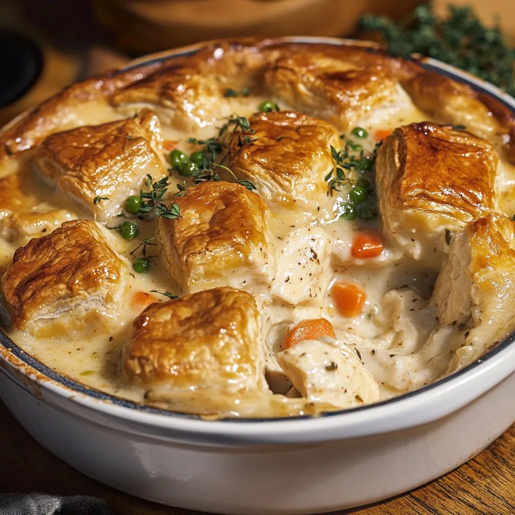 Easy Homemade Chicken Pot Pie Casserole Recipe